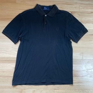 Fred Perry Men's Twin Tipped Polo Shirt M1200/154 - Black/Black/Black
